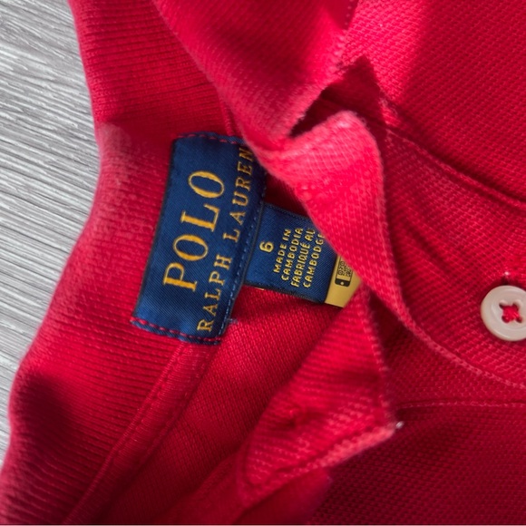 Polo by Ralph Lauren Vibrant Red Shirt - Picture 3 of 4